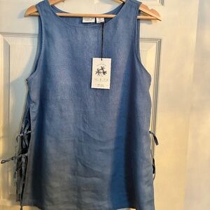 Rachel Zoe Linen Sleeveless Top- NWT